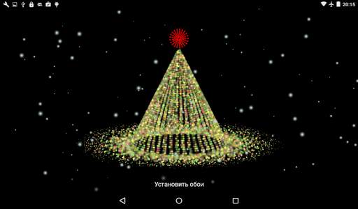 Christmas tree live wallpaper screenshot 4