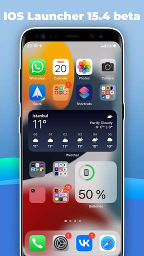 IOS Launcher 15.4 beta screenshot 1