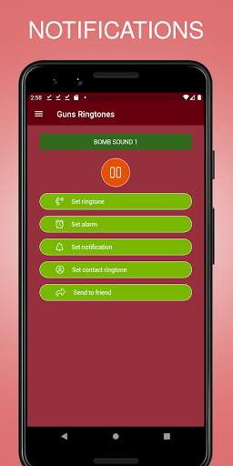 Machine Gun Ringtones Shot screenshot 4