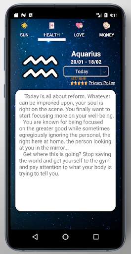 Daily Aquarius Horoscope screenshot 2