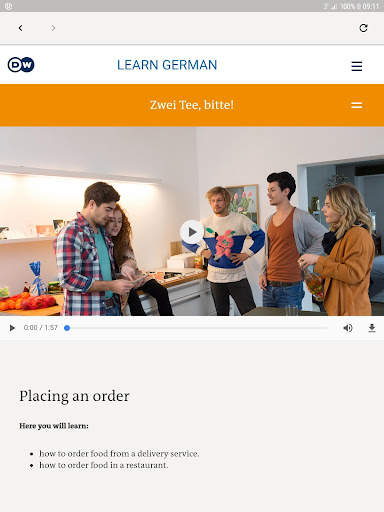 DW Learn German - A1, A2, B1 a screenshot 8