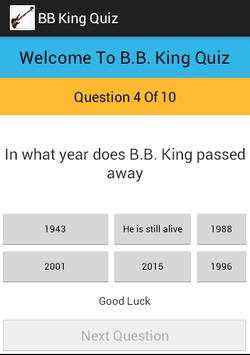 B.B. King Quiz screenshot 6