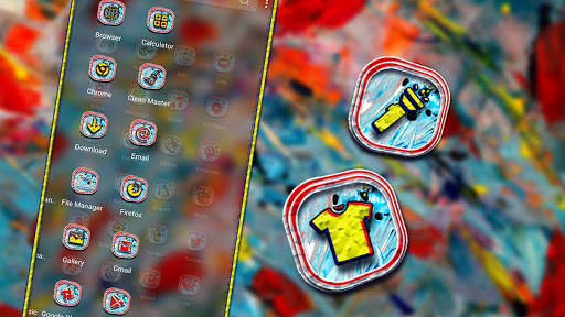 Acrylic Painting Launcher Theme screenshot 3