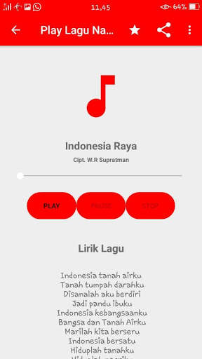 Kumpulan Lagu Nasional screenshot 3