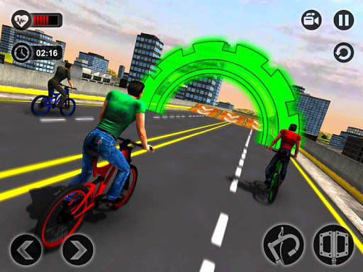 Rooftop Bicycle Stunt Rider 3D screenshot 12