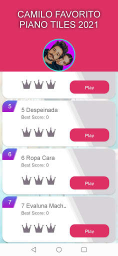 Camilo Favorito Piano Tiles 2021 screenshot 3