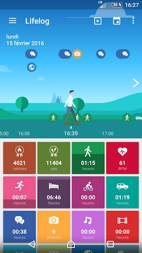 Lifelog screenshot 1