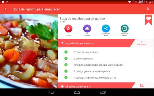 Receitas da sopa screenshot 14