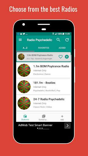 Radio Psychedelic 📻🎶 Psy Music Radios screenshot 1