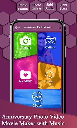 Anniversary Photo Video Movie Maker with Music screenshot 1