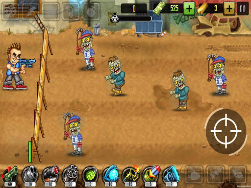 Permainan Pertahanan Zombie (Last Heroes) screenshot 10