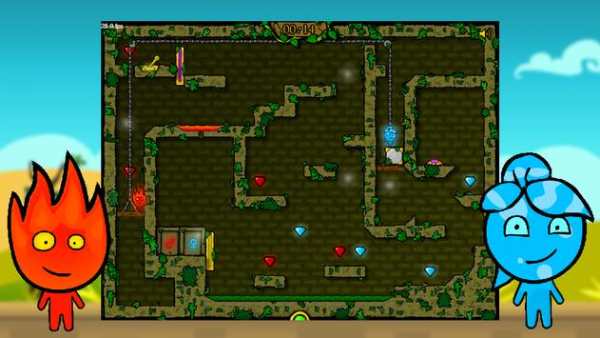 Hotboy and IceGirl: Temple in Forest screenshot 1