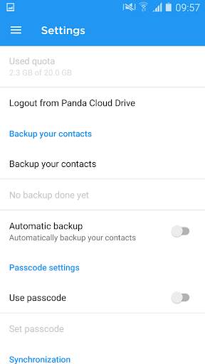 Panda Cloud Drive screenshot 2