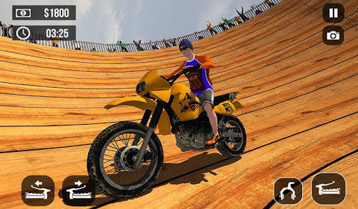 Well Of Death Stunt Bike Drive screenshot 8
