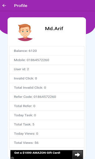 Free Diamond Earn स्क्रीनशॉट 1