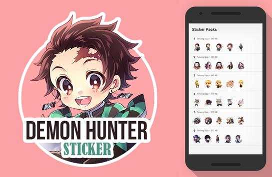 Demon Hunter Slayer Sticker screenshot 1