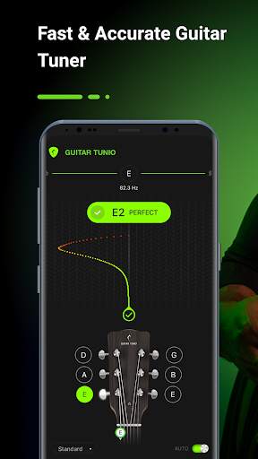 Guitar Tuner, GuitarTunio screenshot 1