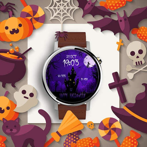 Watch Face - Halloween Spooky screenshot 6