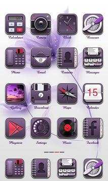 Viola Theme - ZERO Launcher screenshot 2
