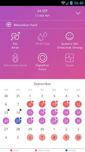 Ovu – Kalender Haid gratis screenshot 2