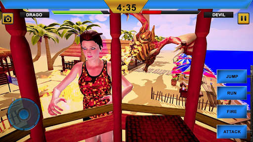 Dragon Simulator Beach & City  screenshot 3