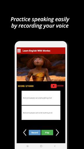 EngTube - Learn English With Movies screenshot 3