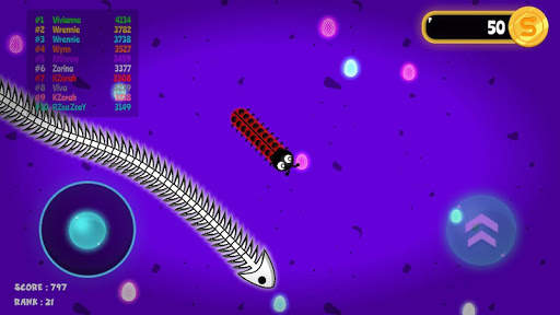 Jungle Snake IO - Worms Zone screenshot 4