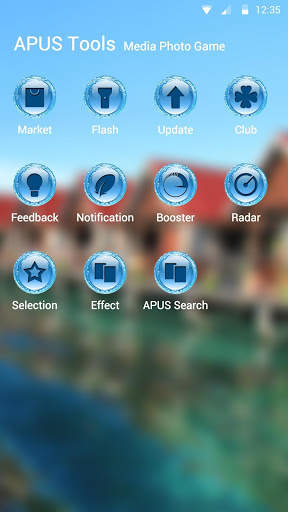 Blue Mood-APUS Launcher theme screenshot 3