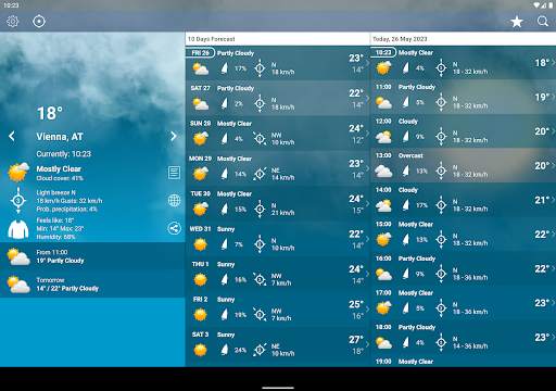 Weather XL Austria PRO screenshot 12