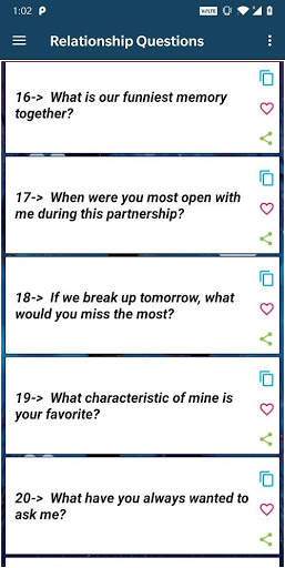 Questions to ask a girl screenshot 8