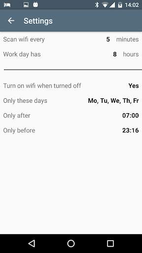 Wifi time tracker screenshot 7