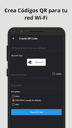 WiFi QrCode Escáner contraseña screenshot 4