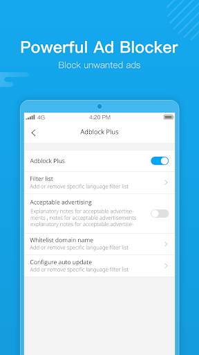 Web browser - Secure, Fast & P screenshot 2