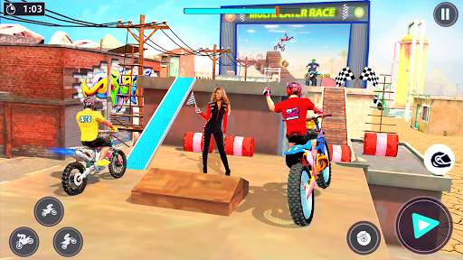 Bike Stunt Racer 3d Bike Racing Games - Bike Games screenshot 3