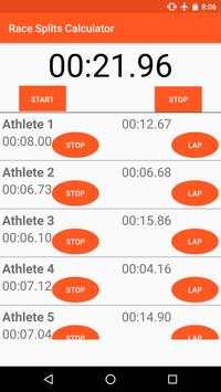 Race Pace Splits Calculator screenshot 2