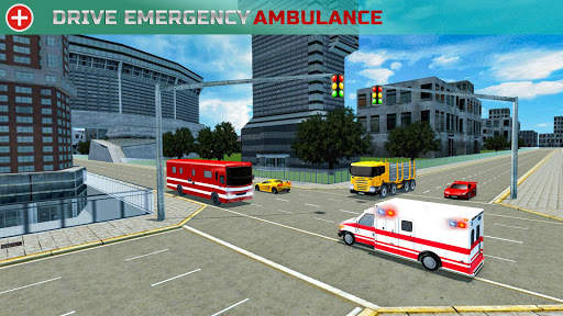 Ambulance Driving Simulator - Rescue Missions 2020 screenshot 4