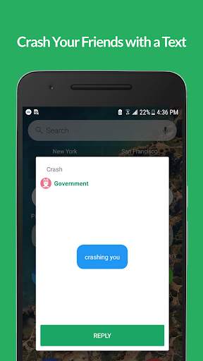 Crash "Pop up" Messaging App screenshot 2