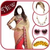 Women Bridal Saree Photo Suit 1.3