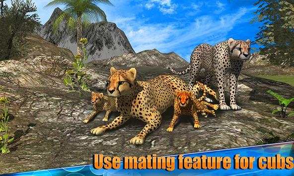 Angry Cheetah Simulator 3D скриншот 2