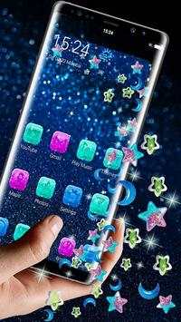 Blue Glitter Gravity Launcher screenshot 3