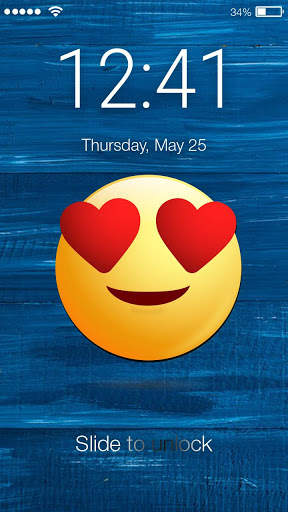 Face Emoji Smiley Lock Screen screenshot 1