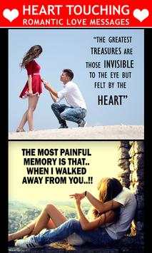 Heart Touching Romantic Love Messages screenshot 1