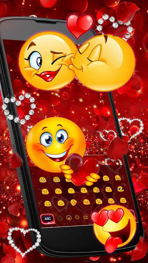 Valentine's Day Love Keyboard Theme screenshot 3