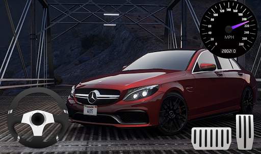 Parking Mercedes C63 AMG City Drive screenshot 4