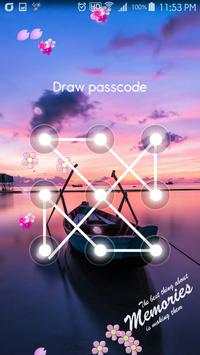 Flower Slide to unlock Locker screenshot 2