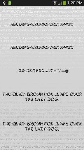 Tattoo Fonts for Android screenshot 7