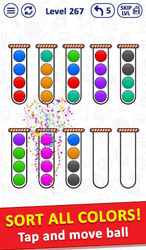 Ball Sort Puzzle - Bubble Sort Color Puzzle Game screenshot 4