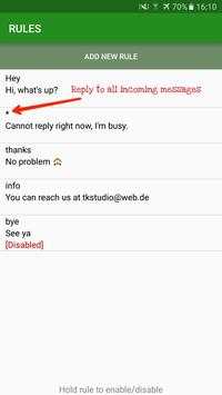 AutoResponder for WhatsApp screenshot 2