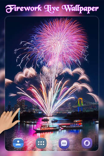 New Year Live Wallpaper 2021 - New Year Fireworks screenshot 5