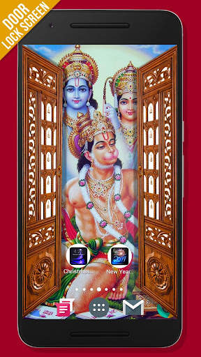 Hanuman Ji Door Lock Screen screenshot 3